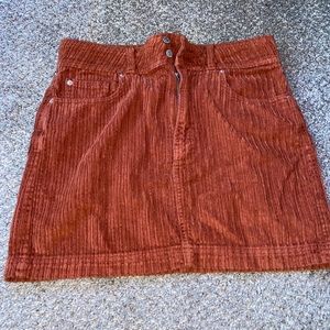 Urban outfitters burnt orange skirt